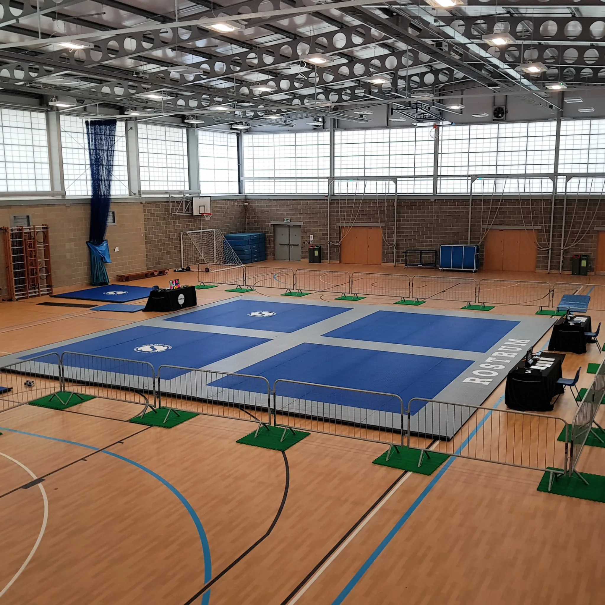 Event with 4 championship areas, squared setup by Rostrum Events